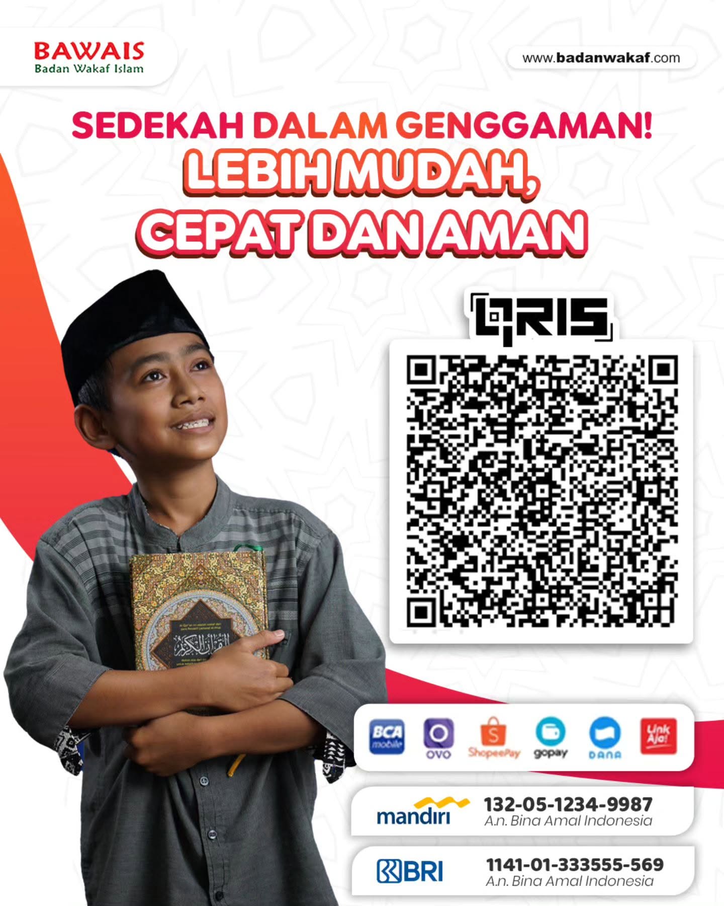 QRIS Bayar Sedekah Subuh - Donasi Sedekah Shubuh BAWAIS